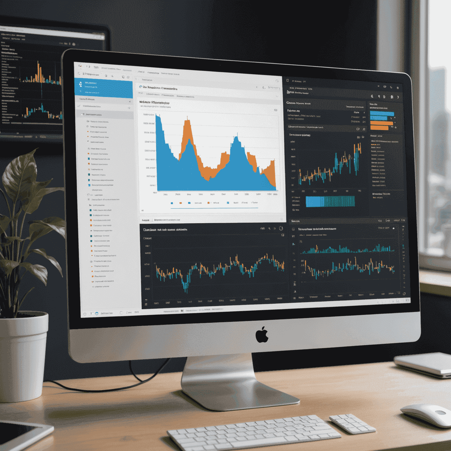 Imagen que muestra una pantalla de computadora con código R y gráficos de visualización de datos