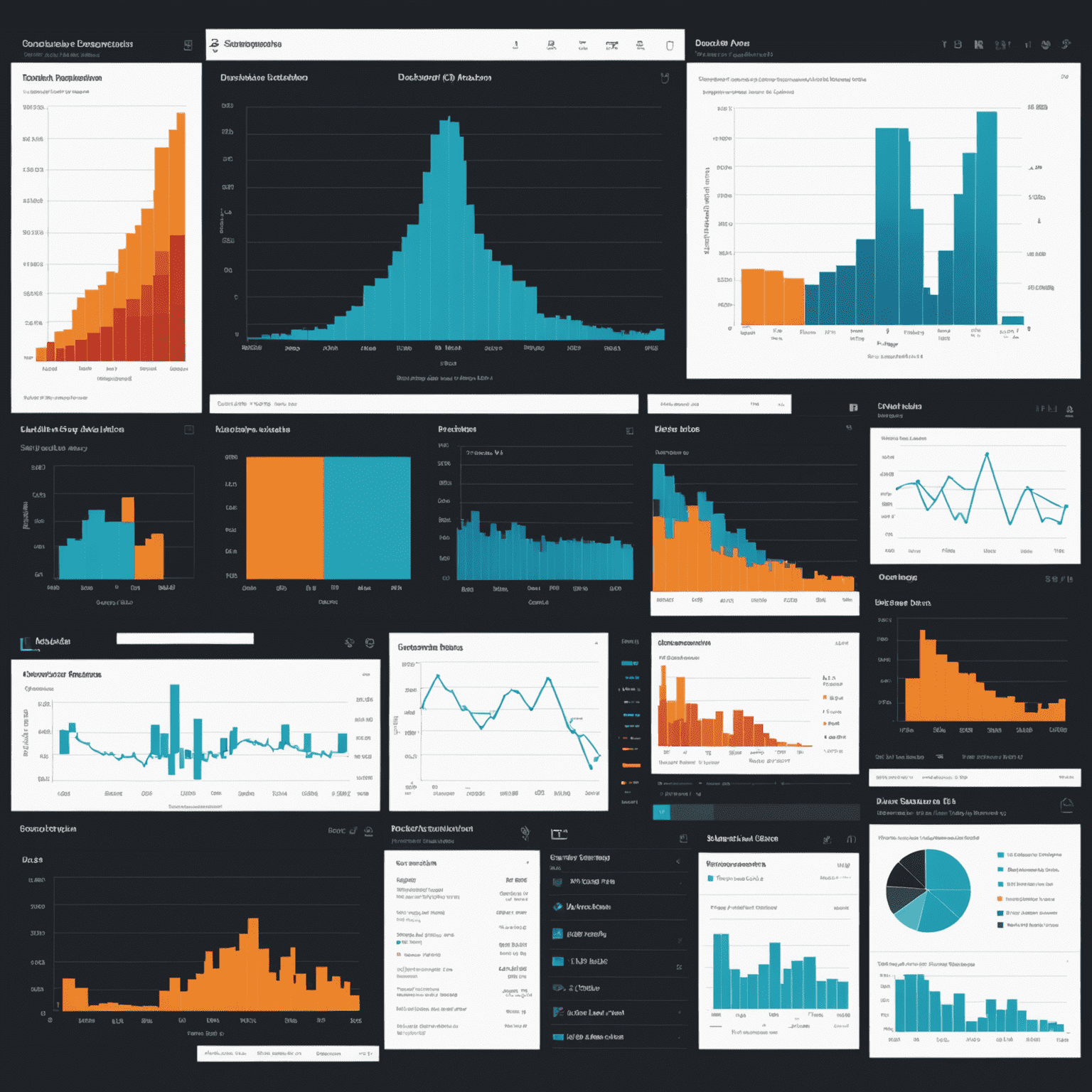 Imagen que muestra gráficos estadísticos, código R y visualizaciones de datos